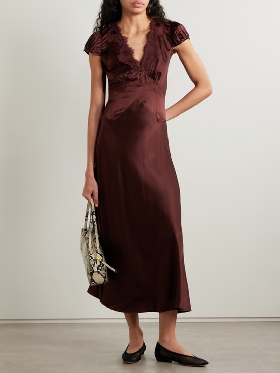 Doen Dresses & Skirts - Doen Coraline Dress in Cafe Brun